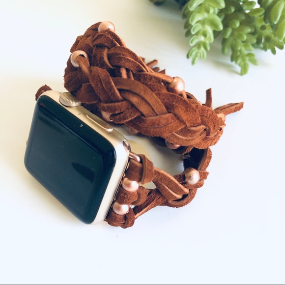 Pawsitively Posh Accessories - {KAMERON} Apple Watch band boho braided wrap strap